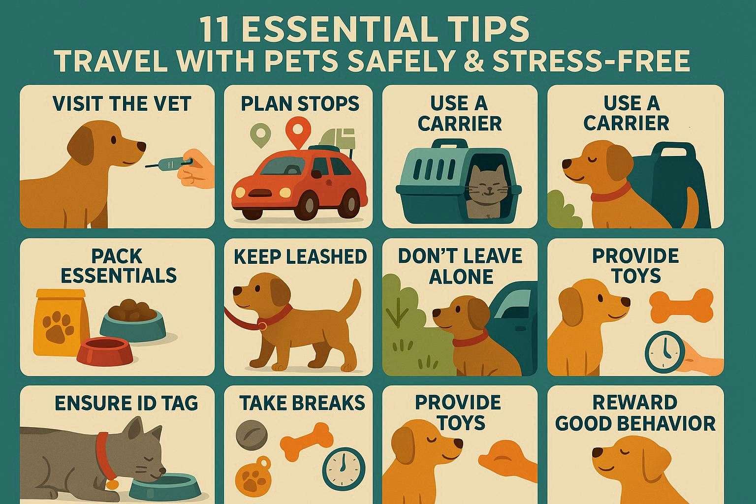 5 Essential Tips: Travel With Pets Safely & Stress-Free
